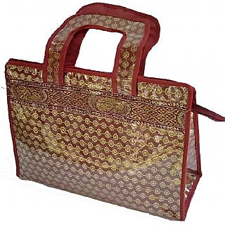 Traditional Jama Material Handbags for Ladies and Girls