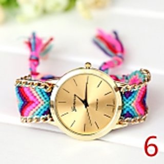Women Wadding party Handmade Bracelet Hand Girls Ladies Braslate Watches