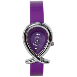 Women Purple Designer Casual Analog Watch For Ladies And Girls
