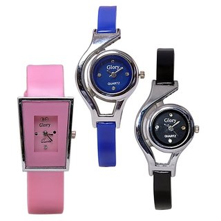 Glory Watch Combo of 3 Pack