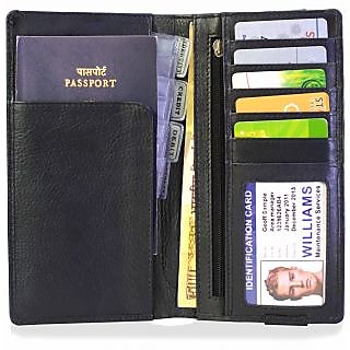 arpera Ricardo Leather card holder and passport case for business Black C11563-1 - Handbags | Buy online on ZillyBuy