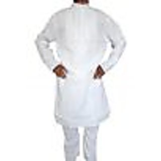 premium cotton white kurta pyjama size 44' - Ethnic Wear | Buy online on ZillyBuy