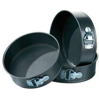 Cake Decor 3 Pcs Round Non Stick Spring Form Cake Mould Set - Cookware | Buy online on ZillyBuy