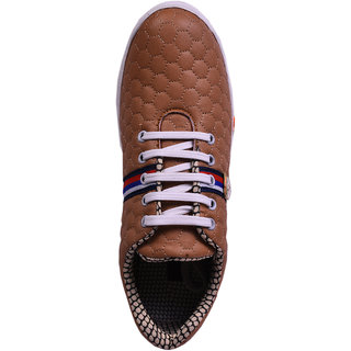 Trendy Men Messi Men Tan Lace-up Casual Shoes 2026 at ShopCircuit | ONDC