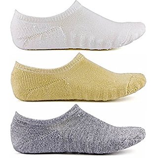 ddh unisex 100 terry cotton loafer sock pack of 3 pairs 