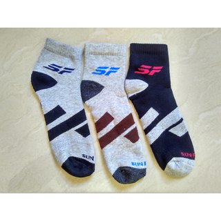 SF Sport Socks for Man Pack of 3 - Socks | Buy online on ZillyBuy