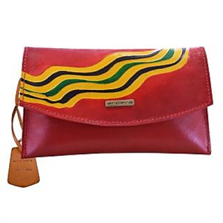 arpera 3 in 1 Genuine leather  Agni Red Ladies Purse 88A-3C - Handbags | Buy online on ZillyBuy