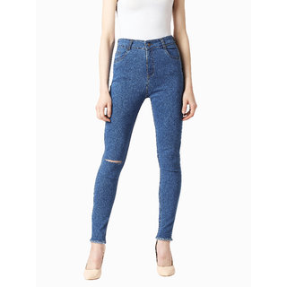 Trendy Women Miss Chase Women's Blue My property Midrise Denim Pant 2026 at ShopCircuit | ONDC