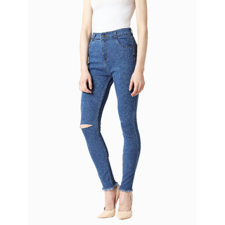 Trendy Women Miss Chase Women's Blue My property Midrise Denim Pant 2026 at ShopCircuit | ONDC