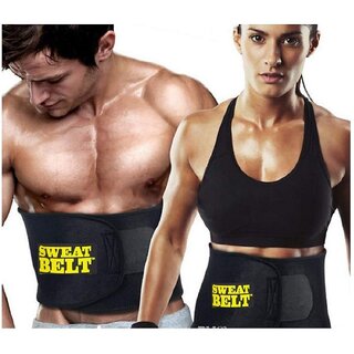 Sweat Hot Shapers Tummy Trimmer Slimming Belt / Hot Waist Shaper Belt Instant Slim Look Belt