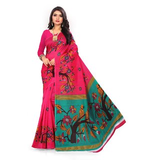 Sharda Creation  Multicolour  Mysore Silk Saree - Sarees | Buy online on ZillyBuy