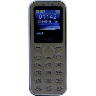 MTR M1 BLUETOOTH DIALER PHONE CAN BE USED AS SEPERATE PHONE WITH USB CHARGING CABLE IN CHAMPAGNE GOLD COLOR. - Mobile Phone | Buy online on ZillyBuy