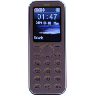 MTR M1 BLUETOOTH DIALER PHONE CAN BE USED AS SEPERATE PHONE WITH USB CHARGING CABLE IN ROSE GOLD COLOR. - Mobile Phone | Buy online on ZillyBuy