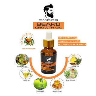 dadi aur mooch ka amber beard oil with tea tree oil