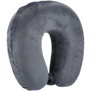 eastern club economy grey neck pillow for everyday travel multipurpose