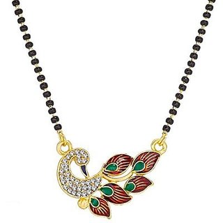 hetprit peacock design mangal sutra for women