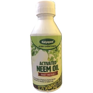 Activated Neem Oil for Plants Garden Kitchen Spray Pest Control FAST RESULTS - 100 Organic