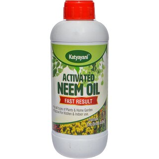 Activated Neem Oil for Plants Garden Kitchen Spray Pest Control FAST RESULTS - 100 Organic 400 ml