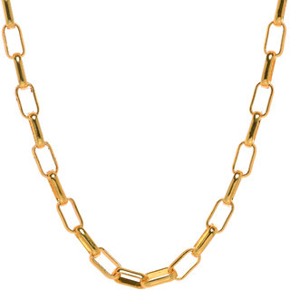 Hetprit Golden Colour Beautiful Neck Chain For Women gold Free Size