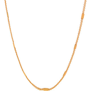 hetprit golden colour beautiful neck chain for women