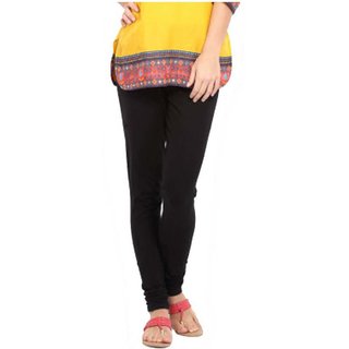 Shopping zone Chudidar Leggings Black colour - Ethnic Wear | Buy online on ZillyBuy