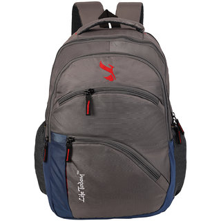 life today 15 6 inch laptop backpack grey blue bags 38 l laptop backpack grey 