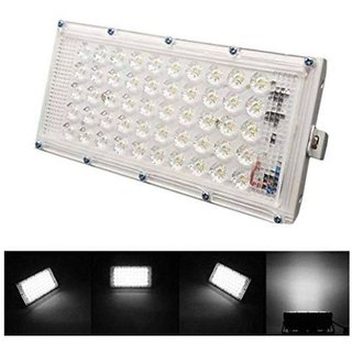 SNAP LIGHT 50W foxsun Ultra Thin Slim IP65 LED Flood Outdoor Cool Day Light White Waterproof (50 watt)
