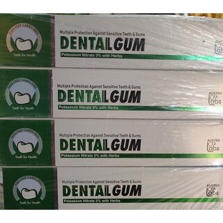 dentailgum toothpaste pack 4