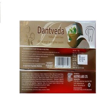 dantveda herbal tooth paste pack 4