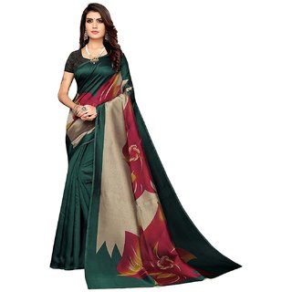 Sharda Creation Green Art Silk Mysore Silk Saree - Sarees | Buy online on ZillyBuy