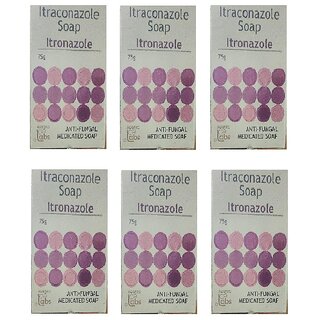 itraconazole anti fungal medicated soap pack of 6