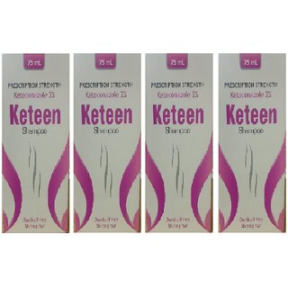 keteen dandruff free shampoo pack of 4
