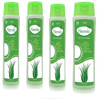 neemalo neem aloevera shampoo pack of 4