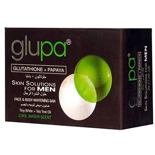 Glupa Papaya  GLUTATHION Soap Skin Glowing  Fairness Soap For Men  (135 g)