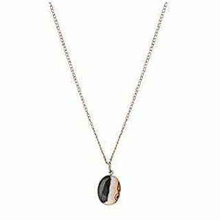 10.25 ratti stone pure Sulemani Hakik Gold Plated Pendant without chain for unisex by CEYLONMINE