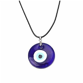 evil eye Multicolour for protection prosperity silver pendant without chain by CEYLONMINE