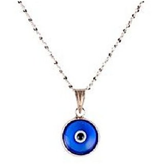 silver Pendant without chain Evil Eye for Women  Girls Stone by CEYLONMINE