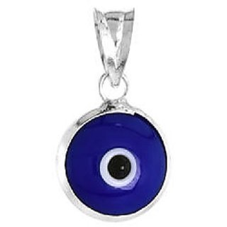 Evil Eye stone silver Necklace for Girls without chain by CEYLONMINE