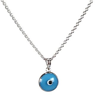 Unheated and Untreated without chain evil eye pendant by CEYLONMINE