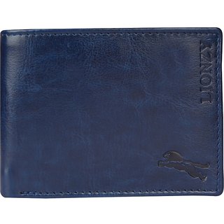 LIONZY Men Blue Synthetic Leather Wallet - Handbags | Buy online on ZillyBuy