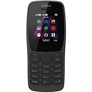 Nokia 110 1.77 Inch Dual Sim Feature Phone Black - Mobile Phone | Buy online on ZillyBuy