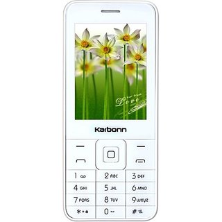 Karbonn K-Phone 1 (White + Champagne) - Mobile Phone | Buy online on ZillyBuy
