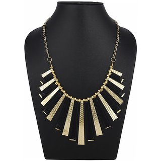 minha designer oxidized black necklace for women girls