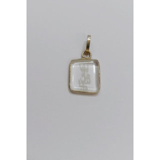 KESAR ZEMS Sphatik Tri Shakti Trishul Pendant for Unisex (1.5x1.5x0.5 CM)Clear - Handbags | Buy online on ZillyBuy