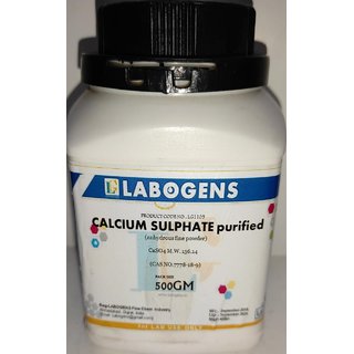 CALCIUM SULPHATE ANHYDROUS (DRIED) 96 Extra Pure - 500 GM