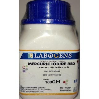 MERCURIC IODIDE RED 98.50 Extra Pure - 100 GM