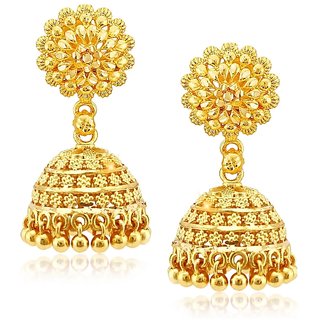 Traditional south screw back 1 gm jewellery - Earrings | Buy online on ZillyBuy
