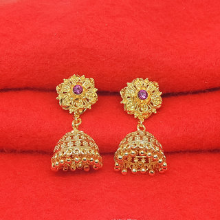 Traditional south screw back 1 gm jewellery - Earrings | Buy online on ZillyBuy