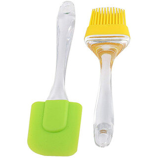 Eastern Club Silicone Brush and Spatula Set, 2-Pieces (Assorted Color) - Cookware | Buy online on ZillyBuy
