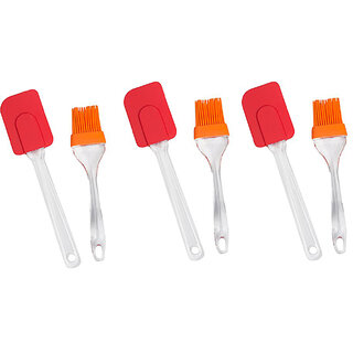 Silicone Brush and Spatula Set, 6-Pieces (Assorted Color) - Cookware | Buy online on ZillyBuy